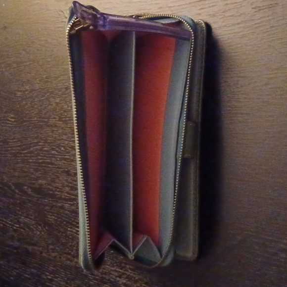 Coach Peacock Pattern Wallet - Picture 3 of 3